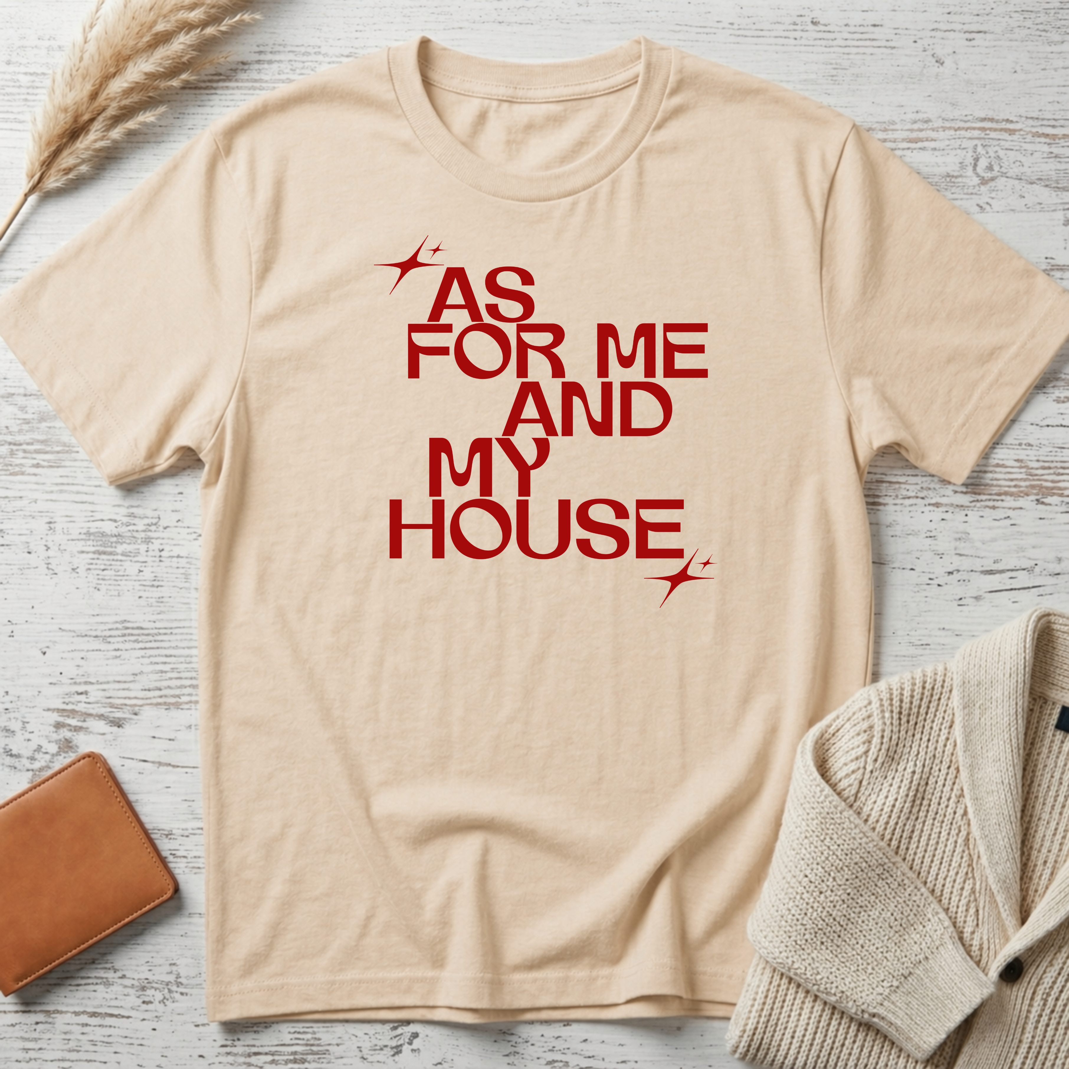 As for me (Red text) T-Shirt