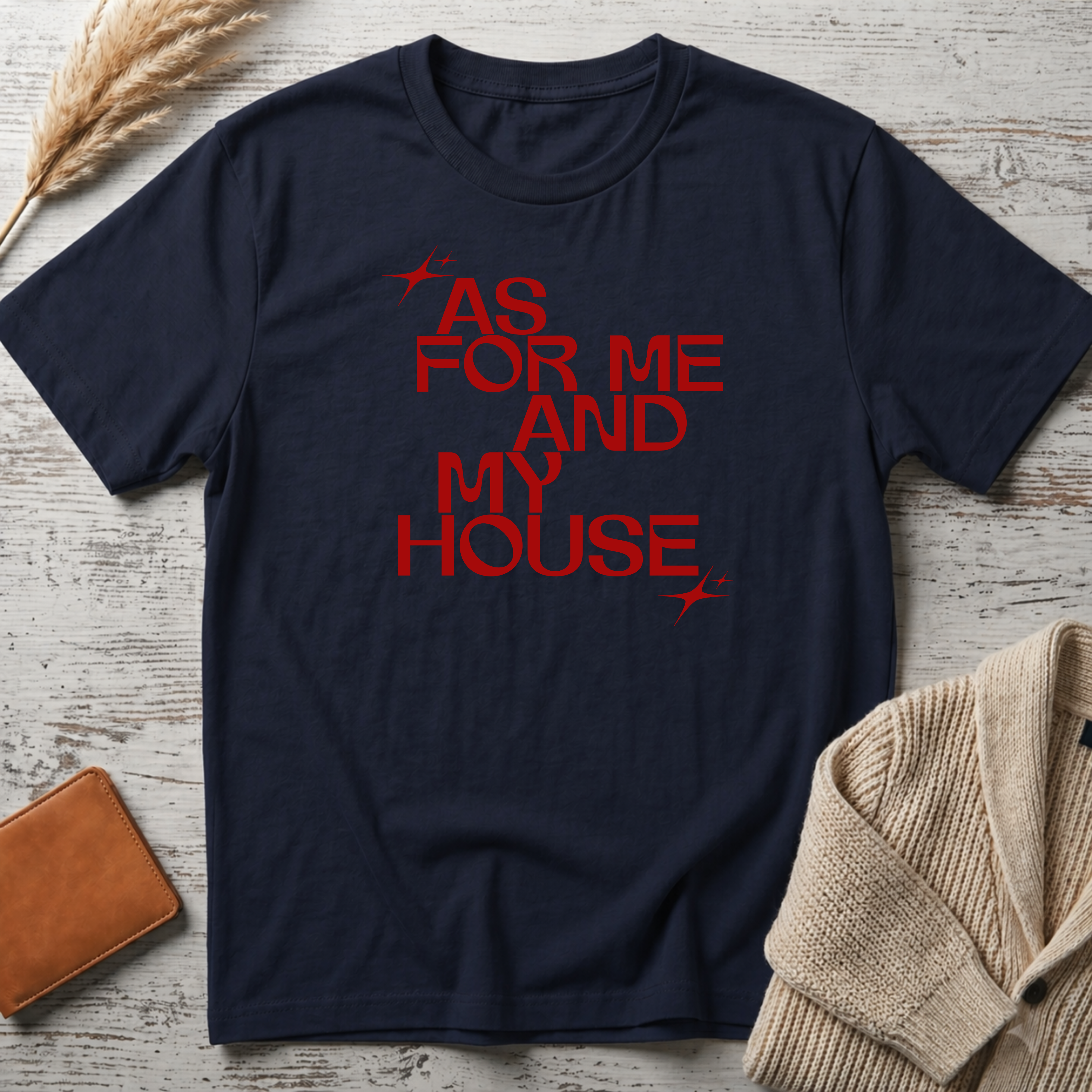 As for me (Red text) T-Shirt