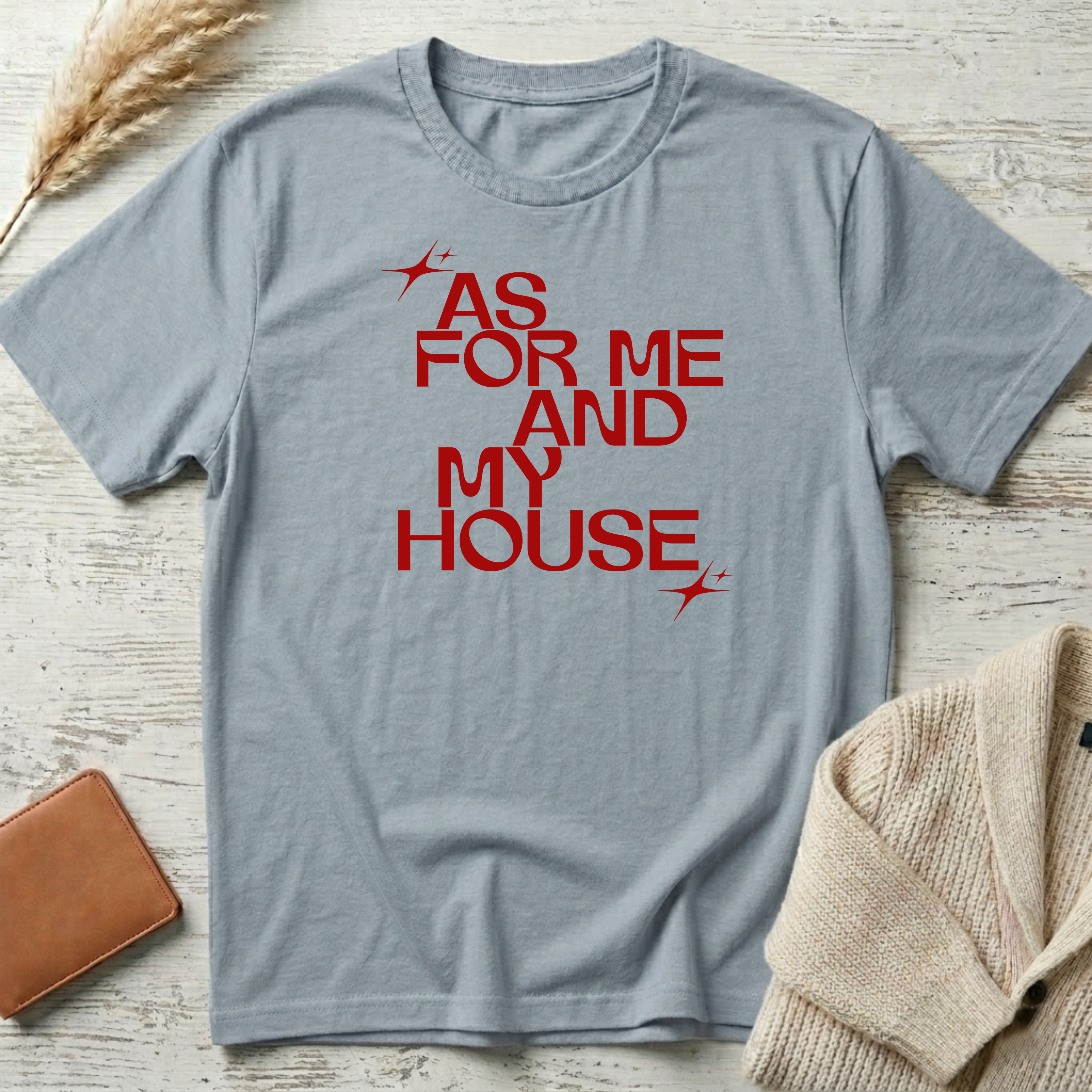 As for me (Red text) T-Shirt