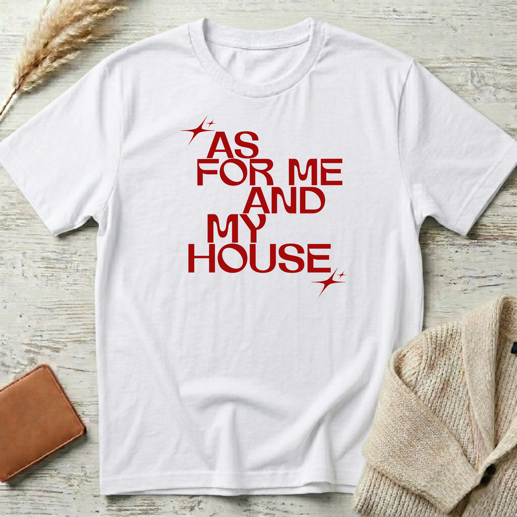 As for me (Red text) T-Shirt