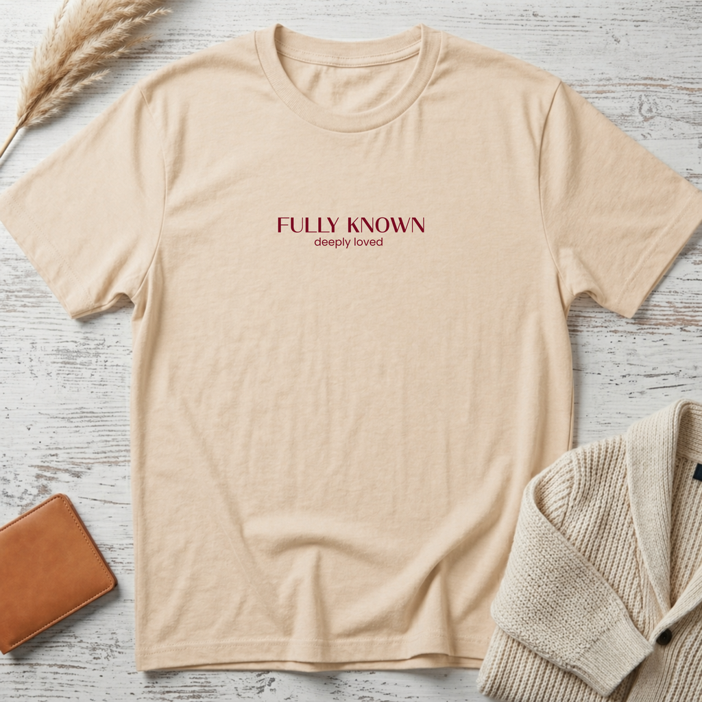 Fully known (Red text) T-Shirt
