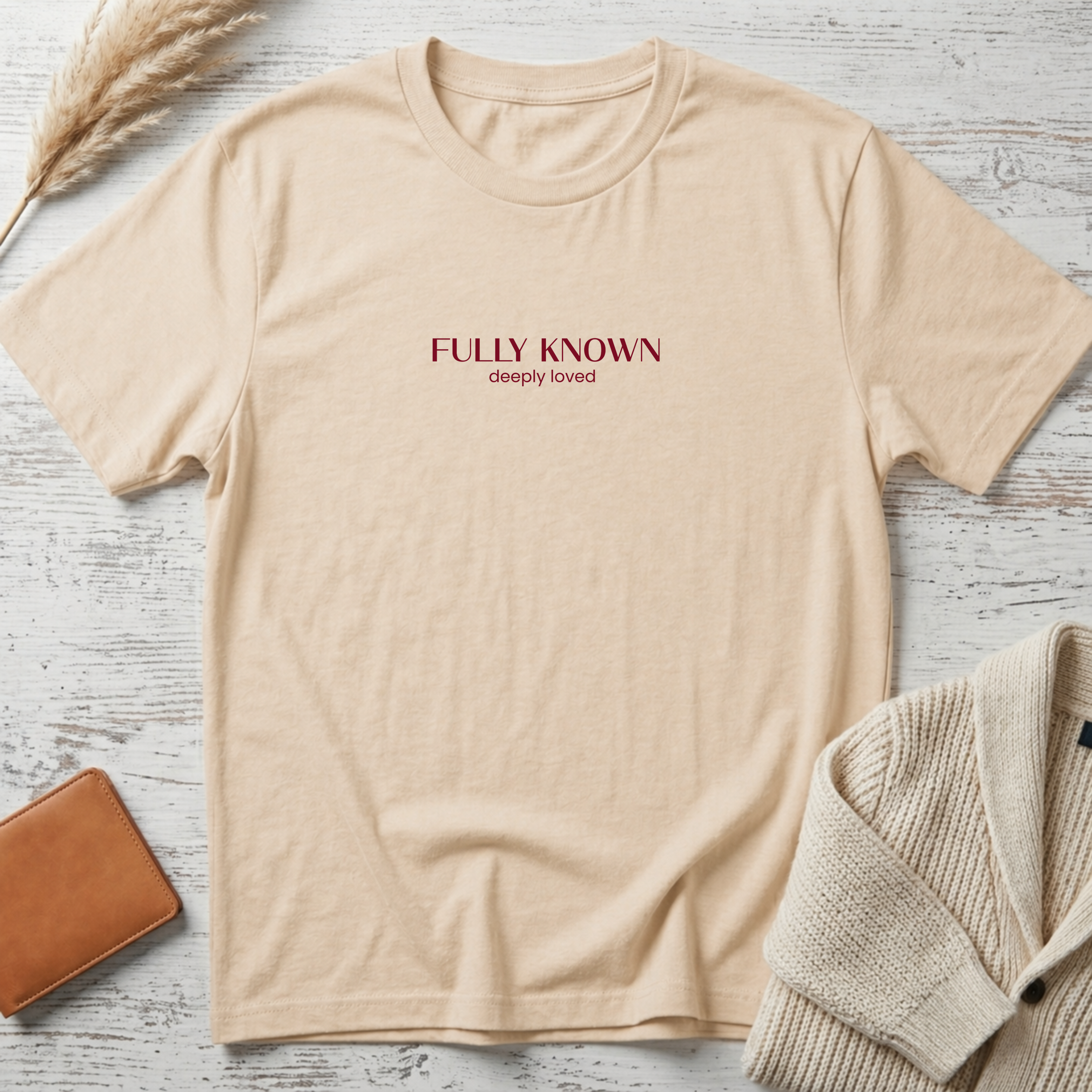 Fully known (Red text) T-Shirt
