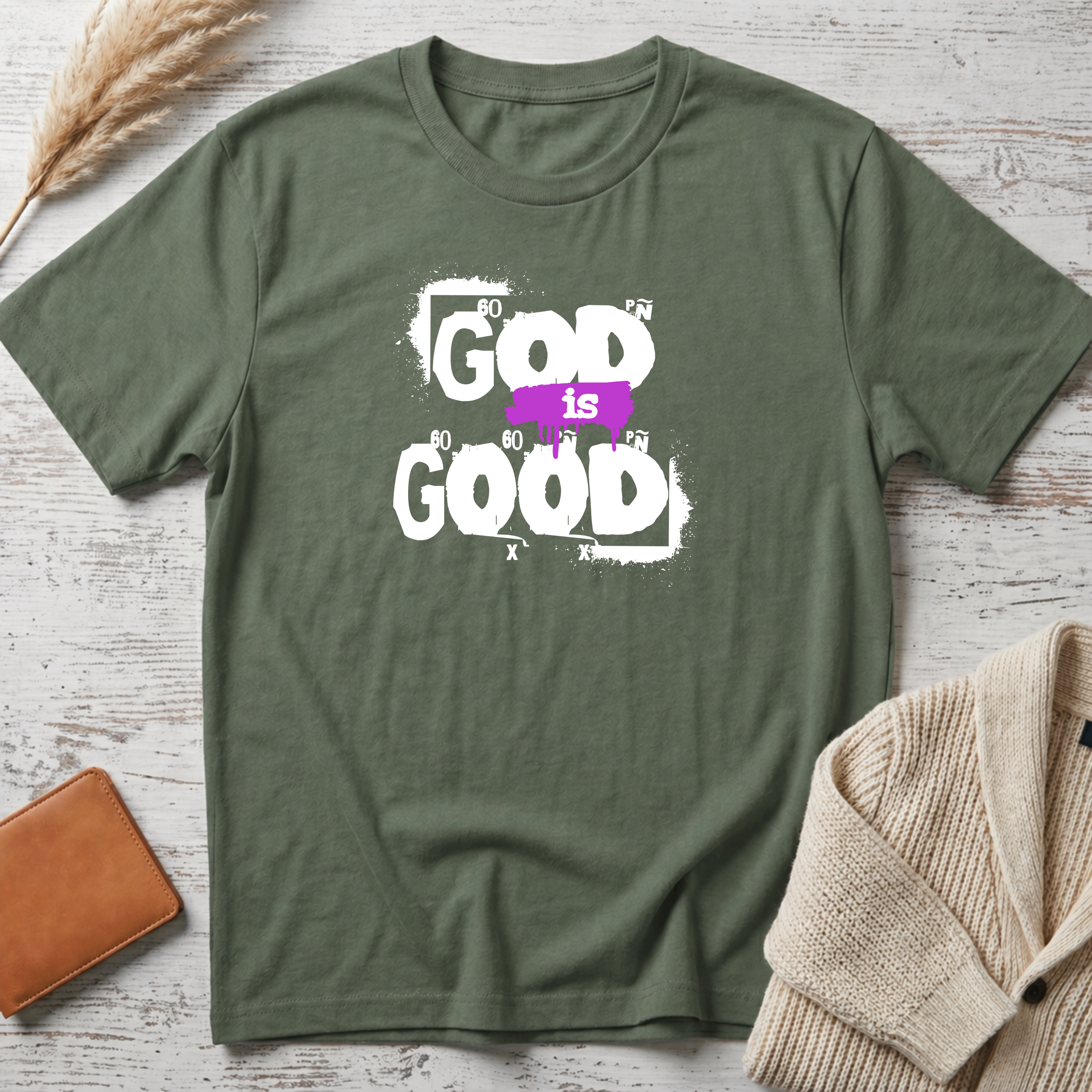 God is good (white text) T-Shirt