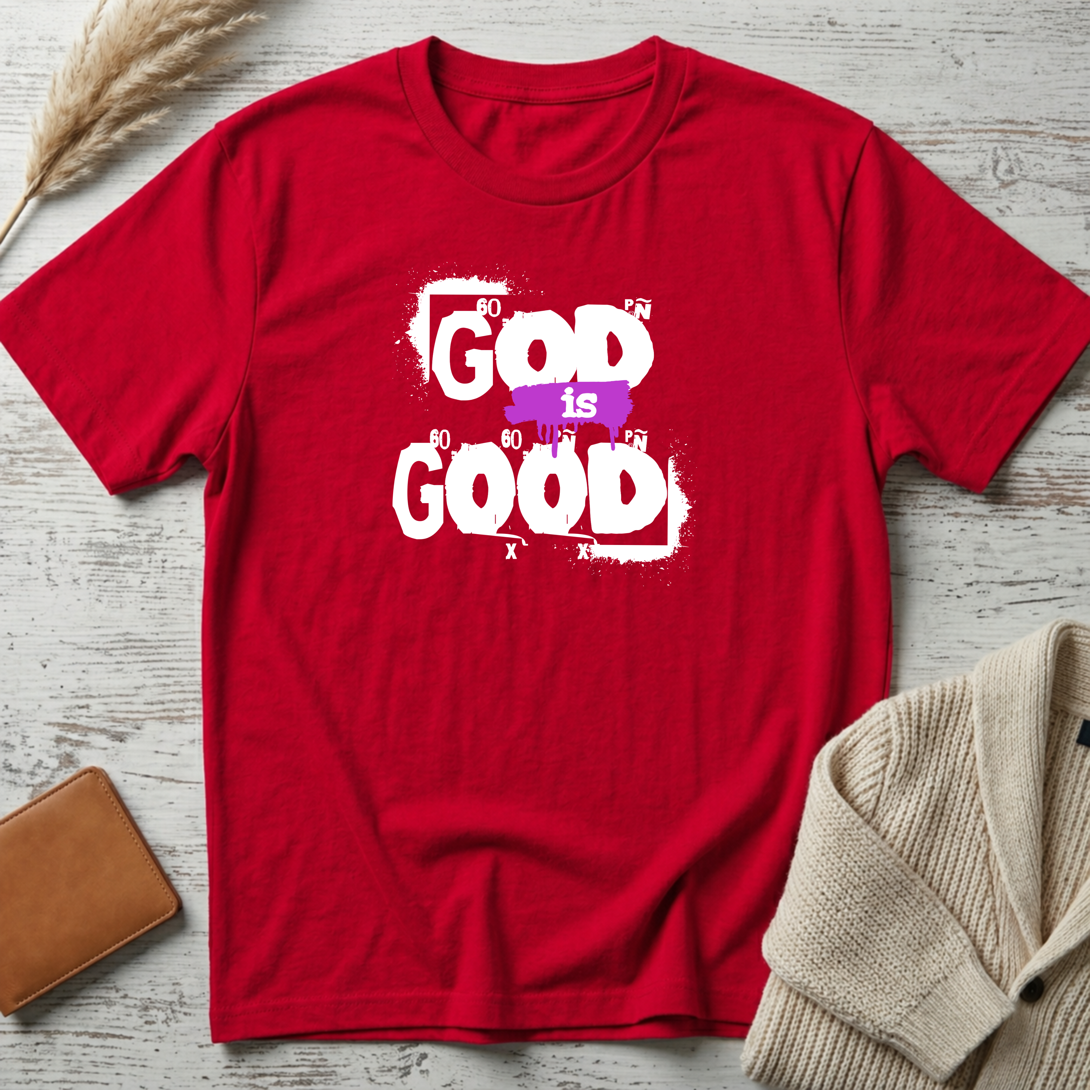 God is good (white text) T-Shirt