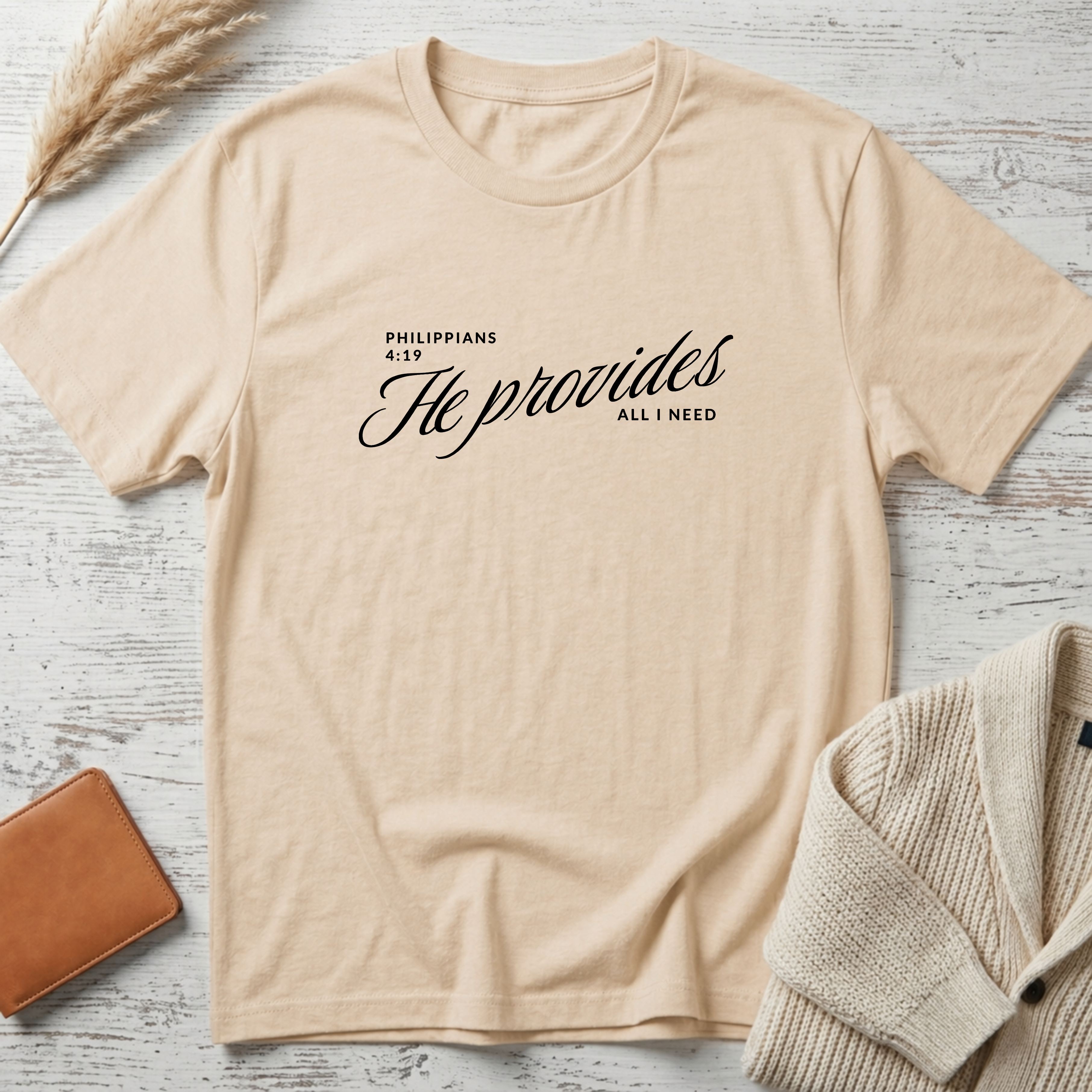 He provides T-Shirt