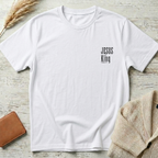 Jesus is King (black small text) T-Shirt