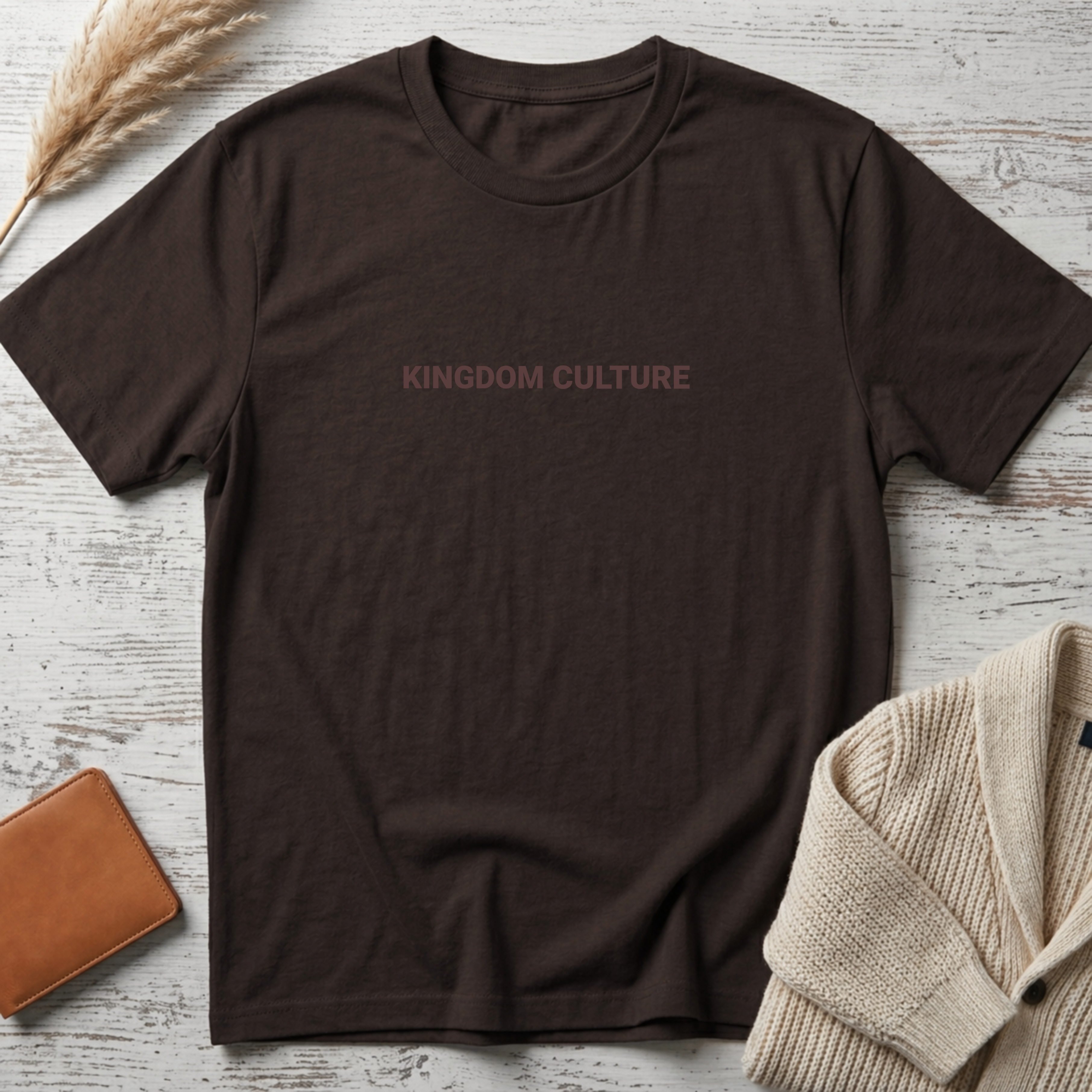 Kingdom culture (small text) T-Shirt