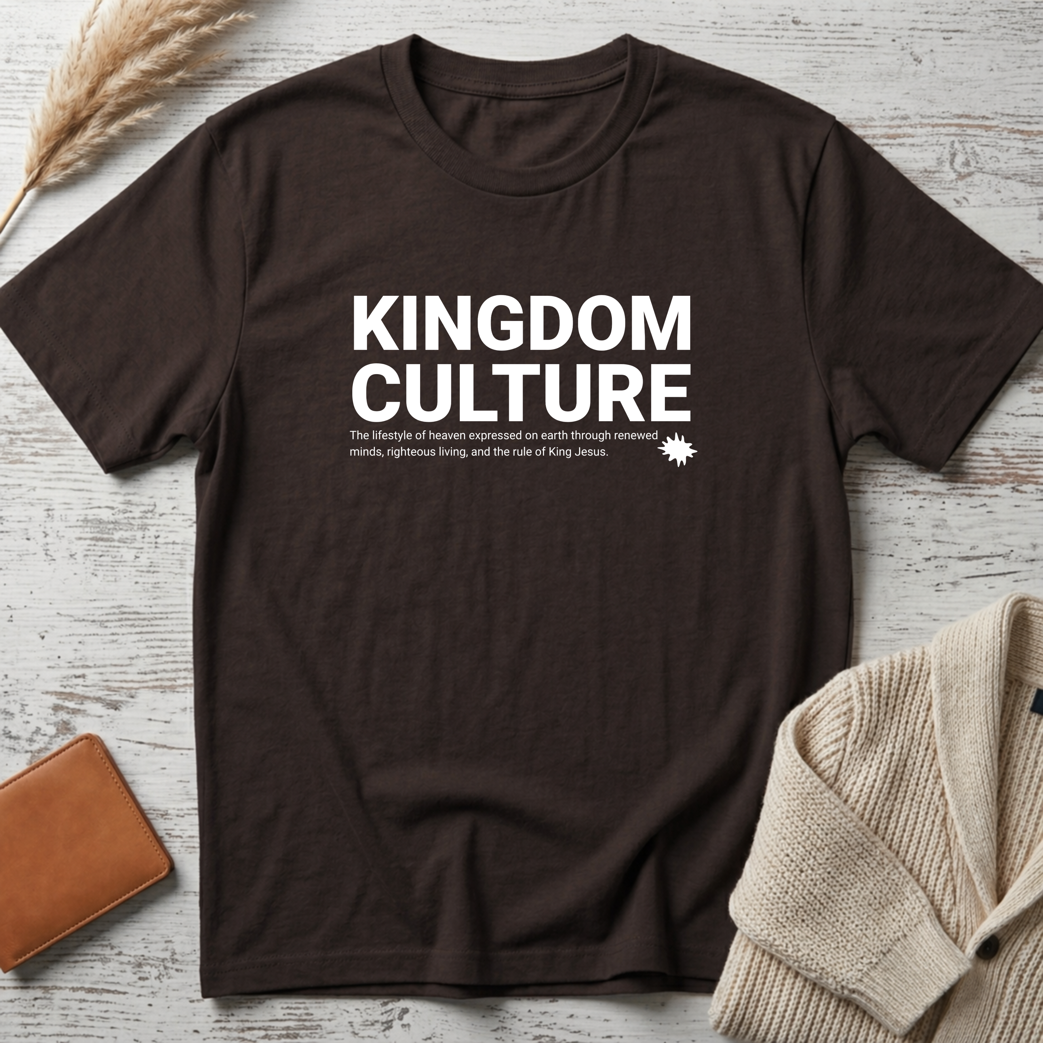 Kingdom culture (white big text) T-Shirt